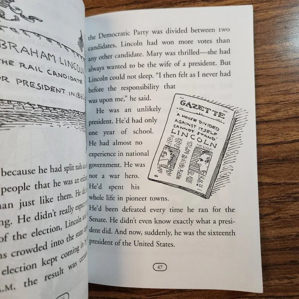 Who Was Abraham Lincoln?  by Janet B. Pascal Who HQ Biography Book Paperback